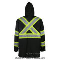 Средняя длинная зима Hi Vis Водонепроницаемая защитная куртка